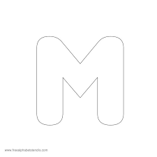Download free a to z bubble letter . Modern Rounded A Z Alphabet Stencils For Signs Freealphabetstencils Com
