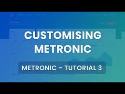 customising metronic tutorial 3 metronic admin theme