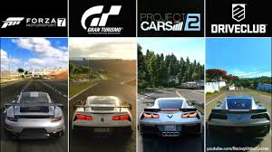 Forza 7 Vs Gran Turismo Sport Vs Project Cars 2 Vs Driveclub Graphi Forza Motorsport Ps4 Exclusives Forza