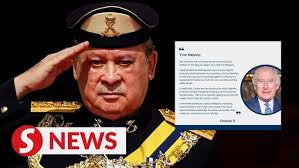 Britain’s King Charles congratulates His Majesty Sultan Ibrahim