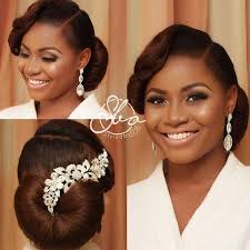 Vintage Hairstyles Updo Black Wedding Hairstyles Natural Hair Styles Bridal Hair And Makeup