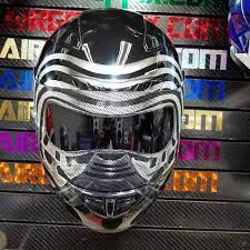 Kylo Ren By Airgraffix Com Airgraffix Customhelmets Custompaintedhelmet Theforceawakens Starwars Custom Helmets Star Wars Motorcycle Helmets