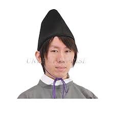 Patymo Authentic Japan Cosplay Costume Japanese Shinto Priest Hat Eboshi Hat Best Halloween Costumes Dresses Cosplay Costumes Japan Cosplay Shinto Priest