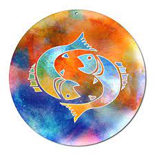 Das sternzeichen fische ist ein emotionaler und romantischer liebhaber. Sternzeichen Fische Nr 02 O 20cm Glasbild Aufhanger Fensterbild Bruchsicheres Acrylglas Sonnenfanger Astrologie Blickfang Geschenk Dekoration Fenster Balkon Terrasse Garten Einweg Verpackung Amazon De Handmade