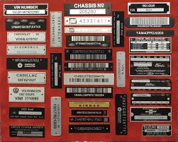 Vin Tags Hull Plates Replacement Vin Plate Manufacturer