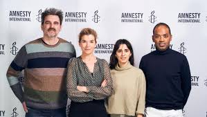 Lustigste frau im fernsehen, hochgelobte moderatorin, im wdr startet ihre neue show anke hat 2021. Anke Engelke Sebastian Schipper Und Maryam Zaree Sind In Der Amnesty Jury Bei Der Berlinale 2020 Amnesty International