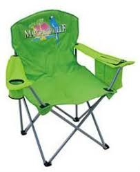Quad Chair Parrot Sunset Logo Green Green Chair Beach Chairs Lawn Chairs