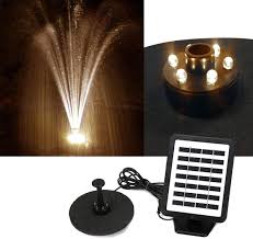 Aufun Led Solarpumpe In 2020 Solarbetriebene Wasserpumpe Solarbrunnen Wasserpumpe