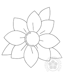 Flowers Templates Free Templates Shapes Pattern And Crafts For Kids With Beautiful Flowers Paper Flower Templates Pdf Flower Drawing Flower Pattern Drawing