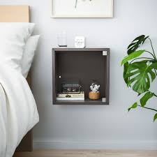 Eket Wall Cabinet With Glass Door Dark Grey Ikea Ireland Glass Cabinet Doors Wall Cabinet Eket