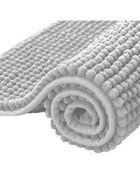 Our collection contains an array of mats and rugs in solid colors and patterns to match any style. Can T Miss Bargains On Subrtex Bathroom Rugs Chenille Bath Rug Soft Short Plush Bath Mat Soft Shower Mat Water Absorbent Shower Mat Quick Dry Machine Washable Light Gray 24 X 60