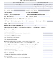 View, download and print salary advance request pdf template or form online. How To Fill Out Your Ppp Forgiveness Application Form Bench Accounting