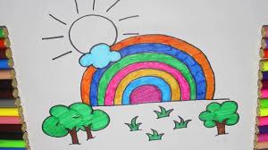 How To Draw A Rainbow On Paper How To Draw A Realistic Rainbow Rainbow Drawing Ideas Youtube Place these arcs in the center of a piece of paper or in a place where you want to draw a rainbow if you are.