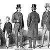 The wide trousers were popular throughout the decade, while the baggier jacket style remained popular only during the early years of the 1860s. 1