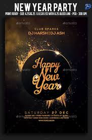 New Year Party Flyer Party Flyer New Years Party Flyer
