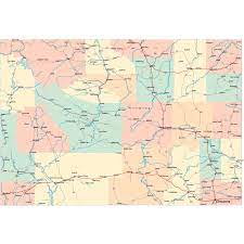 Driving Map Of Wyoming Wyoming Road Map - Wy Road Map - Wyoming Highway Map