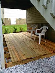 Avoid digging near any marked lines. Diy Ground Level Deck Update Aprons And Stilletos South Carolina Blogger