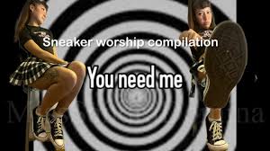 MISS SANDRA DOMINA sneakers fetish compilation teasers sneaker worship bdsm  femdom human carpet pov