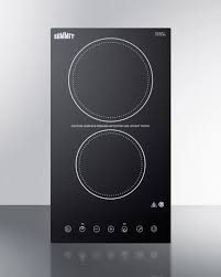 Induction and the most popular portable electric stoves are of the electric burner variety. Summit Cr2b23t3b 12 Inch Smoothtop Electric Cooktop With Large 1800w Burner Schott Glass Surface 9 Power Levels Safety Cut Off Function Heat Indicator Lights Digital Touch Controls Timer Built In Installation Child Lock And