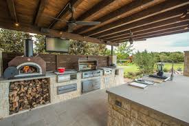 If you're in full sun, arbors or thatched roofs can be outfitted. 10 Gorgeous Backyard Kitchen Designs Diy Network Blog Made Remade Diy