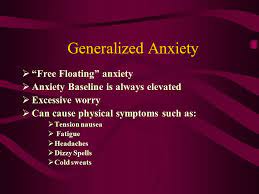 Generalized Anxiety Free Floating Anxiety Anxiety Baseline Is Always Elevated Excessive Worry Can Cause Physical Symptoms Such As Tension - Ppt Download