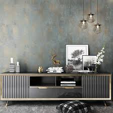 Retro Non Woven Plain Color Wallpaper Living Room Tv Sofa Bedroom Luxury Home Decor Wall Papers Rolls For Walls 3 D Papel Tapiz Wallpapers Aliexpress In 2020 Wallpaper Living Room Decor