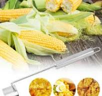 Corn Cob Stripper 2025 NEW Long Handle Stainless Steel Corn Stripping Tool，Corn on the Cob Remover, Fast and Safe, Suitable for Home Kitchens, ...