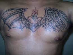 Goodvsevil Angel Wings Chest Tattoo Wings Chest Tattoo Tattoo Chest To Arm