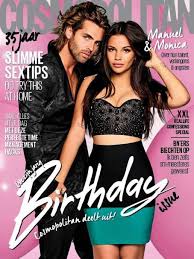 La taille et le poids 2021. Manuel Broekman Monica Geuze Cosmopolitan Magazine October 2017 Cover Photo Netherlands