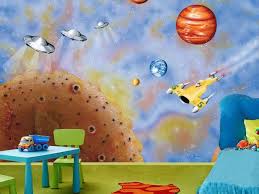 #kidswallpaper kids wallpaper girls bedrooms, kids wallpaper bedroom, kids wallpaper. Ufo Wallpaper Cute Design For Kids Walls About Murals