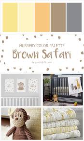 Brown Safari Nursery Color Palette Baby Room Colors Boys Nursery Color Schemes Nursery Color Palette