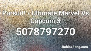 Pursuit Ultimate Marvel Vs Capcom 3 Roblox Id Roblox Music Codes