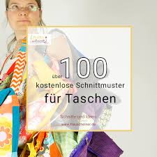 Nähen schnittmuster ausdrucken, kleben und ausschneiden auf den stoff gesteckt und zugeschnitten klammern bzw. Uber 100 Kostenlose Schnittmuster Fur Taschen Frau Scheiner