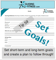 Fitness Tip 59 Set Short Term And Long Term Goals And Create A Plan To Follow Through Fitness Tips How To Plan Day Plan