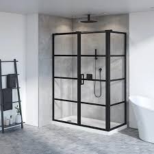 Fleurco Latitude Pivot Shower Door Two Sided In 2020 Shower Doors Shower Enclosure Glass Shower