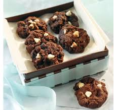 Recette Biscuits Brownies Aux Cerises Et Chocolat Recipe Cookie Recipes Cookie Brownie Recipe Cherry Brownies