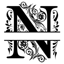 Download Fancy Split Font Monogram Letters Free Monogram Fonts Word Art Design Monogram Letters