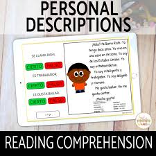 Personality tests are a great way to explore different aspects of who you are, and uncover layers you perhaps hadn't recognized about yourself before. Reading Activities To Teach Introductions And Personal Descriptions Srta Spanish