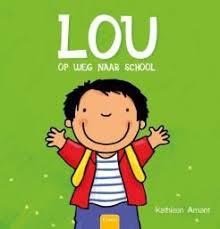 Lou Op Weg Naar School Lou Neemt Afscheid Van Vake En Zusje En Huppelt Met Papa Naar School Onderweg Observeert D School Welkom Terug Op School Kinderboeken