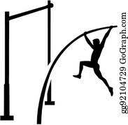 Dancer silhouette, pole dance, exotic dancer, performing arts, pole vault, athletic dance move, event, acrobatics. Pole Vault Clip Art Royalty Free Gograph