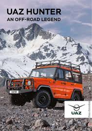 Importatore ufficiale uaz per l'italia. Uaz Hunter 469 Brochure 2020 En Veikl