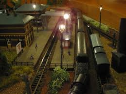 A Train In Your Coffee Table Ikea Hackers Ikea Coffee Table Model Train Table Display Coffee Table