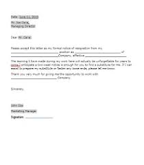 The very best two weeks' notice template for you to view, sign, download, and hand to your current employer before starting your new job. 40 Simple Two Weeks Notice Letters Resignation Letter Sample Excelshe
