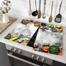 Set Of 2 Glass Chopping Cutting Board