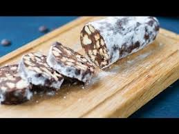 Vrai Faux Saucisson De Noel Au Chocolat Aux Fourneaux Saucisson Au Chocolat Dessert Saucisson