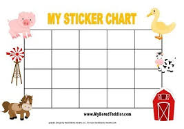 You can also use drawings and stickers as a replacement for the magnets. Printable Reward Charts My Bored Toddler