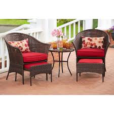 Hd Designs Outdoors Peach Tree 5 Piece Wicker Set Decor Furniture Decor Furniture