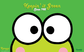 Download A lovely day with the cutest frog around, Keroppi! Wallpaper |  Wallpapers.com