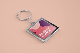 Download Silver Card Keychain Mockup Set In Product Mockups On Yellow Images Creative Store
