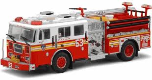 It is manufactured by mtl in the hd universe. Code 3 Fdny Seagrave Engine 53 12841 Lego City Fire Truck Toy Fire Trucks Fdny